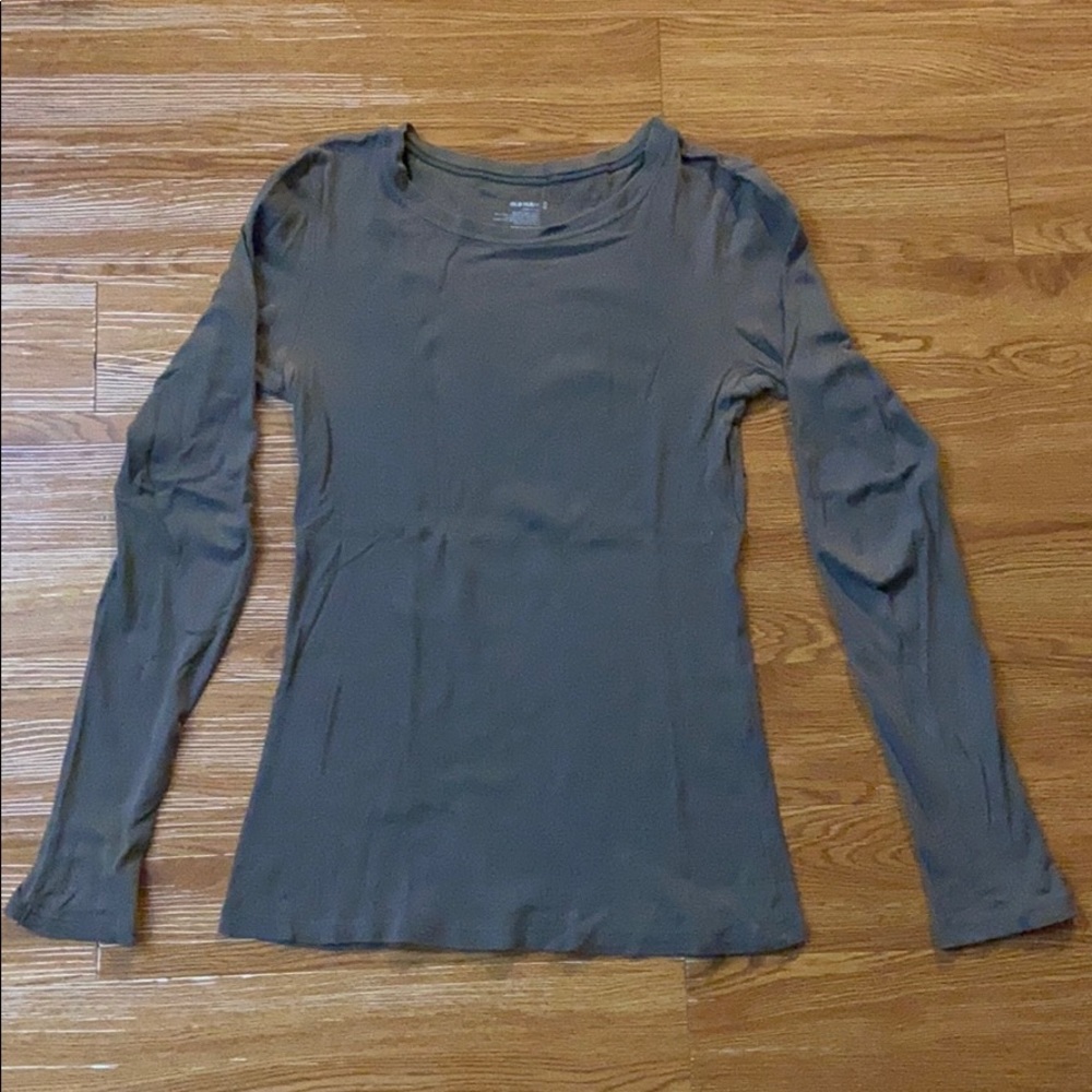 T-shirt long sleeve - size S - grey
